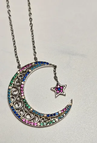 Collar y Pendientes Plata Nuevos