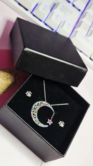 Collar y Pendientes Plata Nuevos