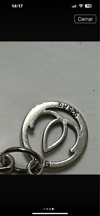 Collar de plata con charms