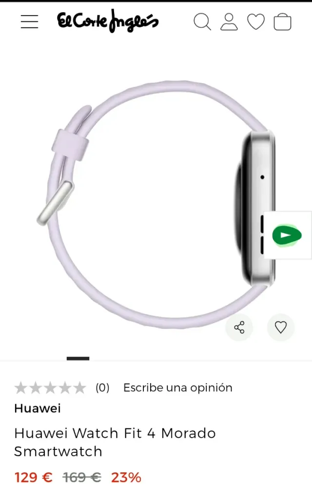 Huawei Watch Fit 4 Smartwatch Negro