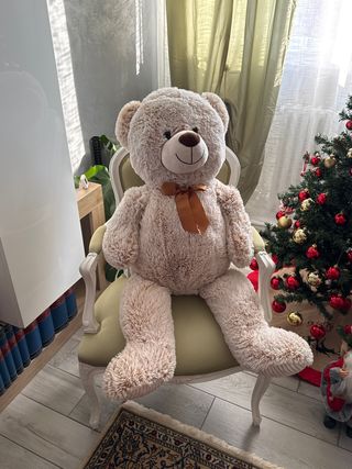 Orso Teddy Bear Bianco Morbido Grande