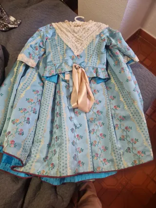 Vestido Fallera Azul