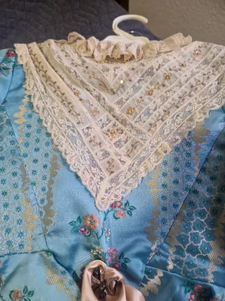 Vestido Fallera Azul