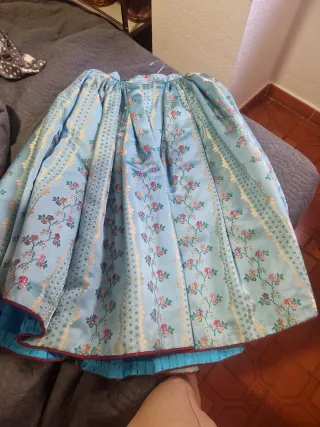 Vestido Fallera Azul