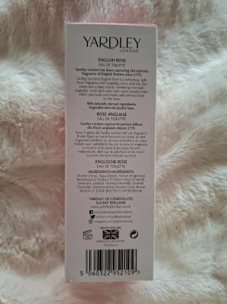 Yardley English Rose Eau de Toilette 125ml