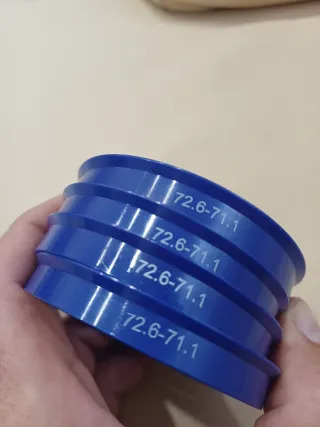 Kit anillos centradores para ruedas 72.6-71.1