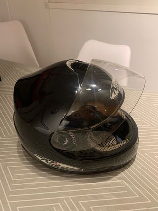 Casco Moto Nitro Talla XS Negro