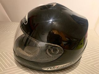 Casco Moto Nitro Talla XS Negro