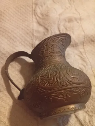 Set 3 vasetti vintage in metallo