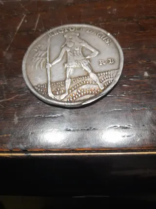 1 Taler 1704 Antigua Moneda Plata