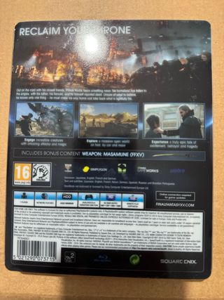 Steelbook Final Fantasy XV PS4