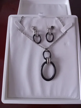 Conjunto Lotus: Collar, Pulsera y Pendientes