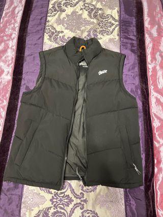 Chaleco acolchado Pull&Bear negro