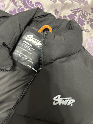 Chaleco acolchado Pull&Bear negro