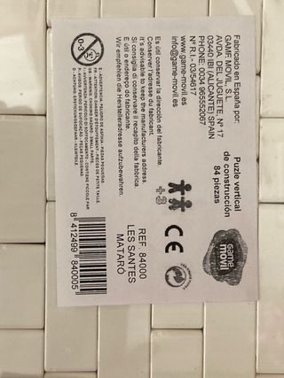 Puzzle tipo Lego Les Santes de Mataró