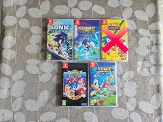 Pack 4 Juegos Nintendo Switch Sonic