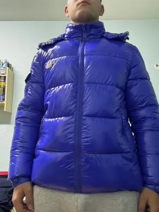 Chaqueta Moncler Azul Brillante