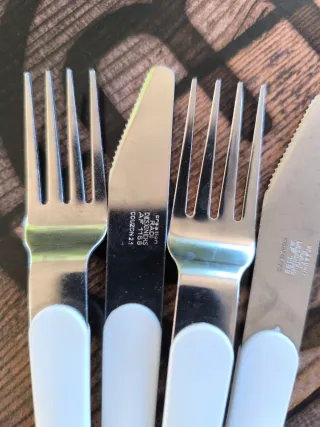 Set posate baby bianche