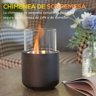 Chimenea Bioetanol Sobremesa Capacidad de 0,4L