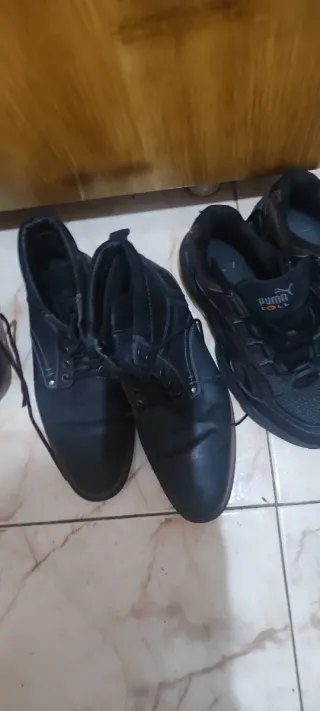 Zapatillas  Puma Kipsta Negras y Blancas