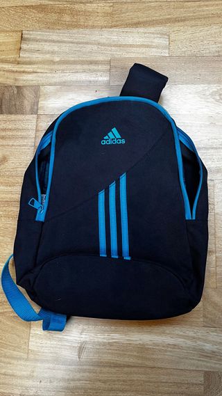 Zaino Adidas nero e azzurro