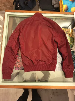 Chaqueta Alpha Industries Roja  Mujer