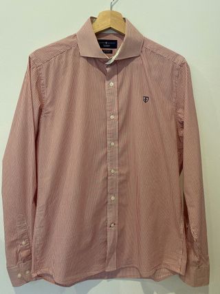 Camisa Álvaro Moreno Rayas Rojas y Blancas