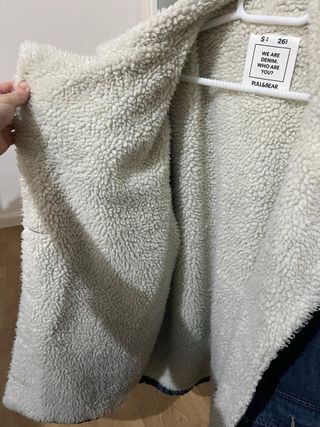 Chaqueta vaquera forrada Pull&Bear Talla S