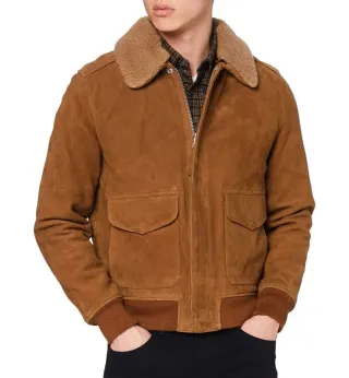 Chaqueta Schott NYC ante borreguito