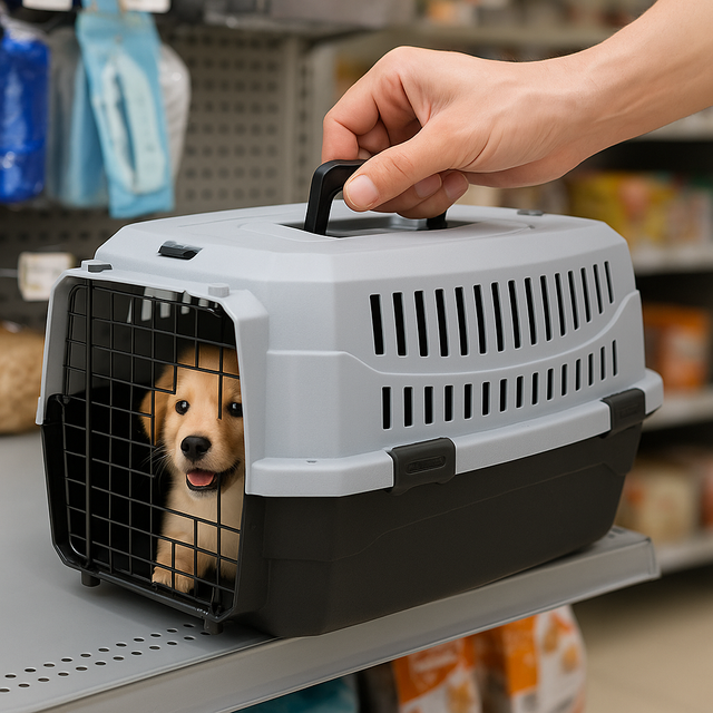 Transportín Mascotas Portátil con Asas