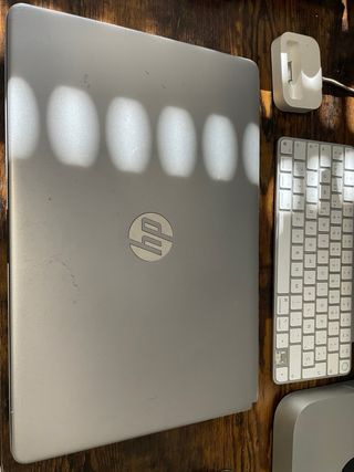 Portátil HP Negro y Plateado