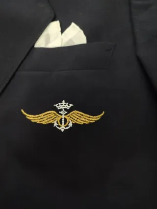 Traje Capitán Comunión Niño Azul