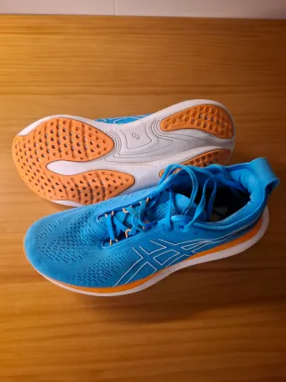 Zapatillas ASICS Azul Naranja