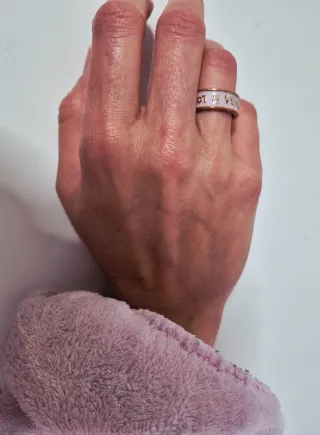 Anillo Bimba y Lola Lila Malva y Amarillo