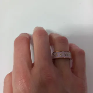 Anillo Bimba y Lola Lila Malva y Amarillo