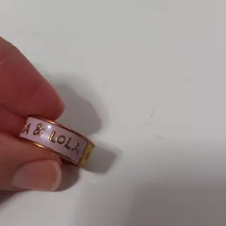 Anillo Bimba y Lola Lila Malva y Amarillo
