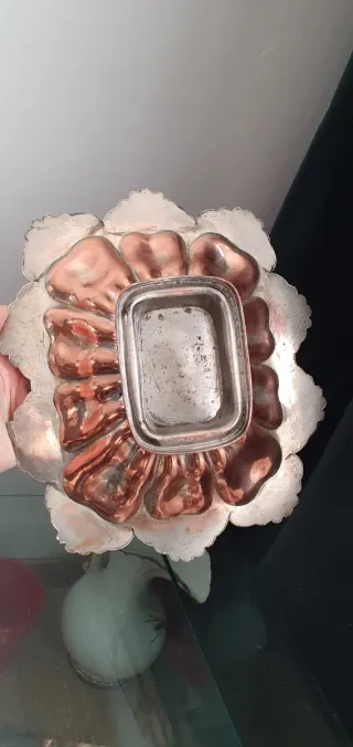 Portafrutta portacioccolatini vintage rame