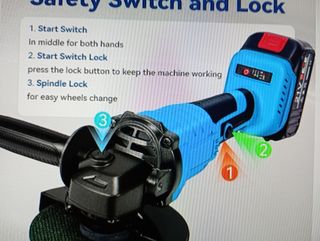 Radial Angular Inalámbrica 125mm Nueva