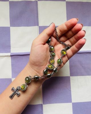 Collar Rosario Acero Inoxidable