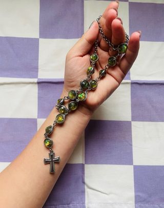 Collar Rosario Acero Inoxidable