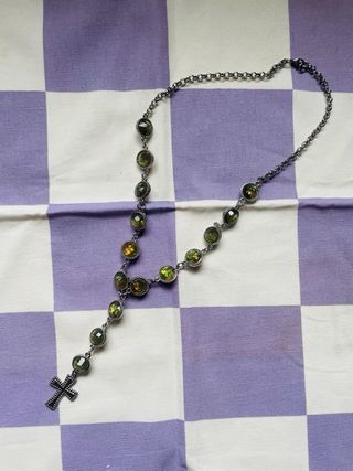 Collar Rosario Acero Inoxidable