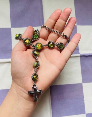 Collar Rosario Acero Inoxidable