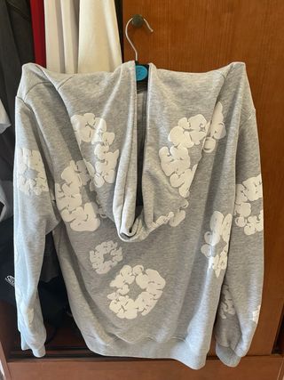 Sudadera Denim Tears gris con estampado