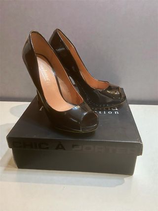 Décolleté Primadonna nere vera pelle