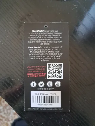 Pala Padel SIUX Tsunami Force