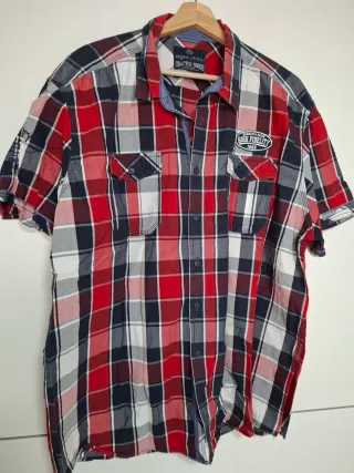 Camisa cuadros Angelo Litrico XL