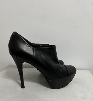 Botines Zara plataforma negros