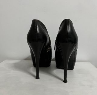 Botines Zara plataforma negros