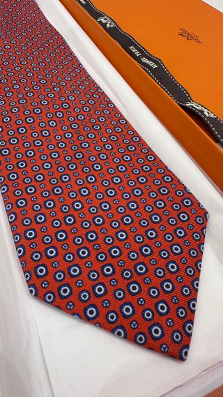 Cravatta Hermès Special Edition Rossa