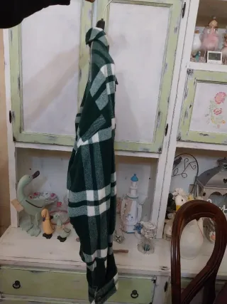 Camicia Zara donna flanella quadri verde